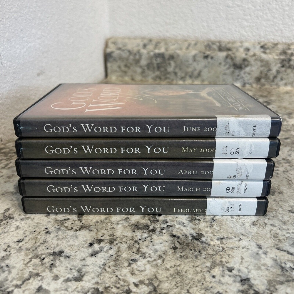 God's Word For You : Pre-Owned CD‎ Series Feb-June 2006, 5 CDs